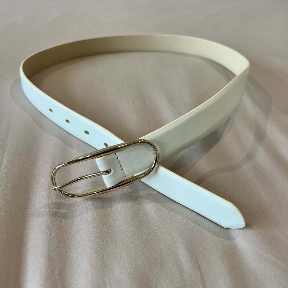 White and Gold Belt